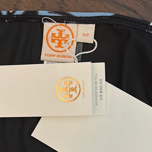 NWT TORY BURCH Hopewell Off-the-Shoulder Ruffle Swim Top + Hipster Bottom-SM - Picture 13 of 14